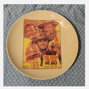 Clint Eastwood "The Good, the Bad and The Ugly" Movie Poster Plate ~ 8.5"